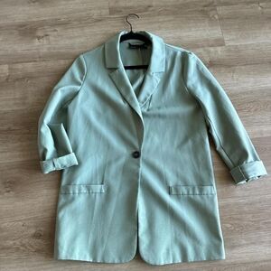 ASOS Light Green Blazer Jacket